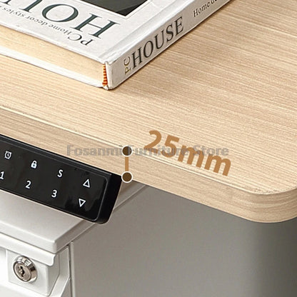 Bureau debout électrique L, réglable, moderne pour bureau et étude