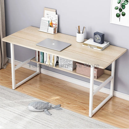 Bureau de jeu et d'étude avec rangement, coins arrondis