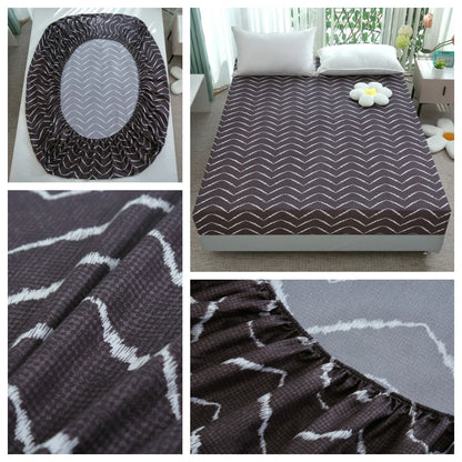 Ensemble de draps King Size 100% Polyester, 3 pièces avec élastique