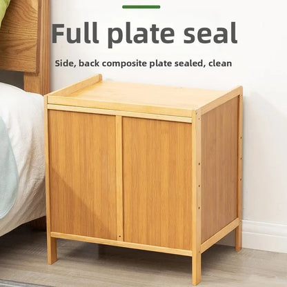 Table de chevet en bois massif - Armoire de rangement moderne