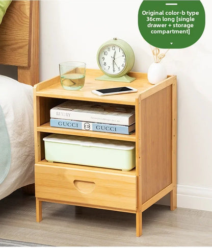 Table de chevet en bois massif - Armoire de rangement moderne