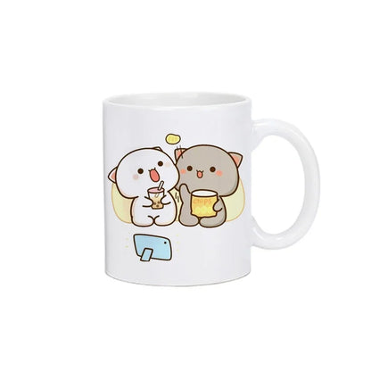 Tasse Moka Panda Bubu Dudu - Cadeau Mignon Couple et Amis