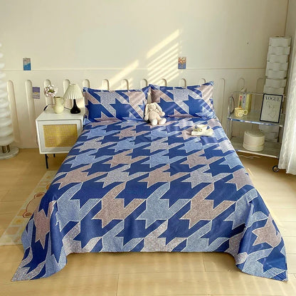 Draps de Lit Fleuri Réactifs pour Lit Double, Simple, Queen, King