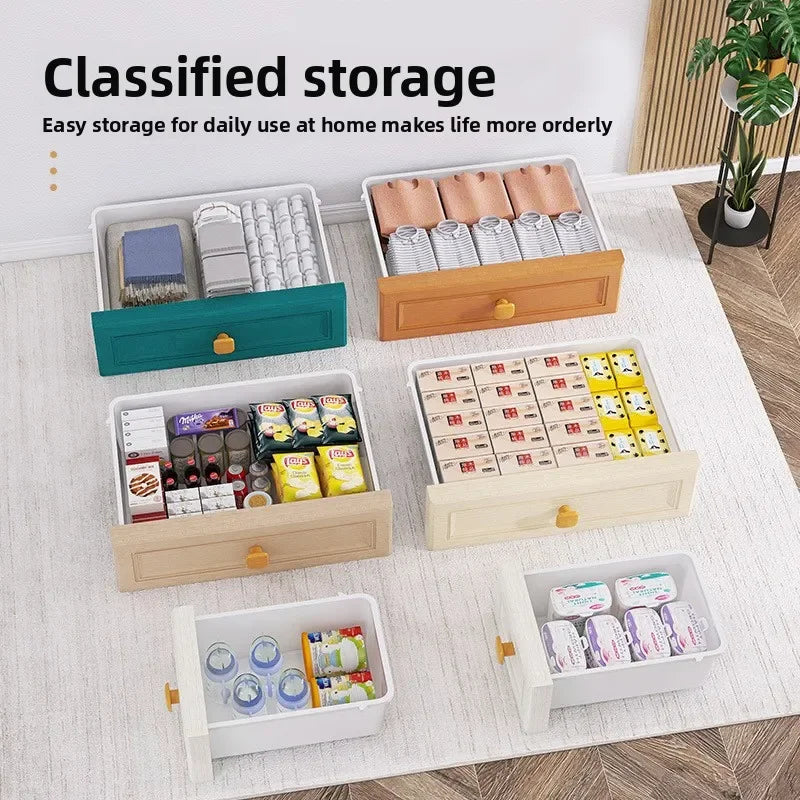 Armoire de rangement blanche à tiroirs - 50 casiers en plastique