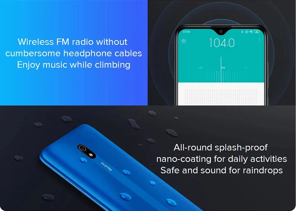 Xiaomi Redmi 8A 4G - Smartphone 64 Go, 5000mAh, 6.22'' HD