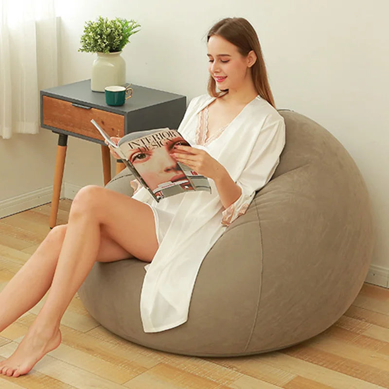 Canapé Gonflable Confortable en PVC - Chaise Longue Tatami