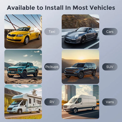 Autoradio Android 7'' sans fil - FM, BT, WiFi, AUX intégré