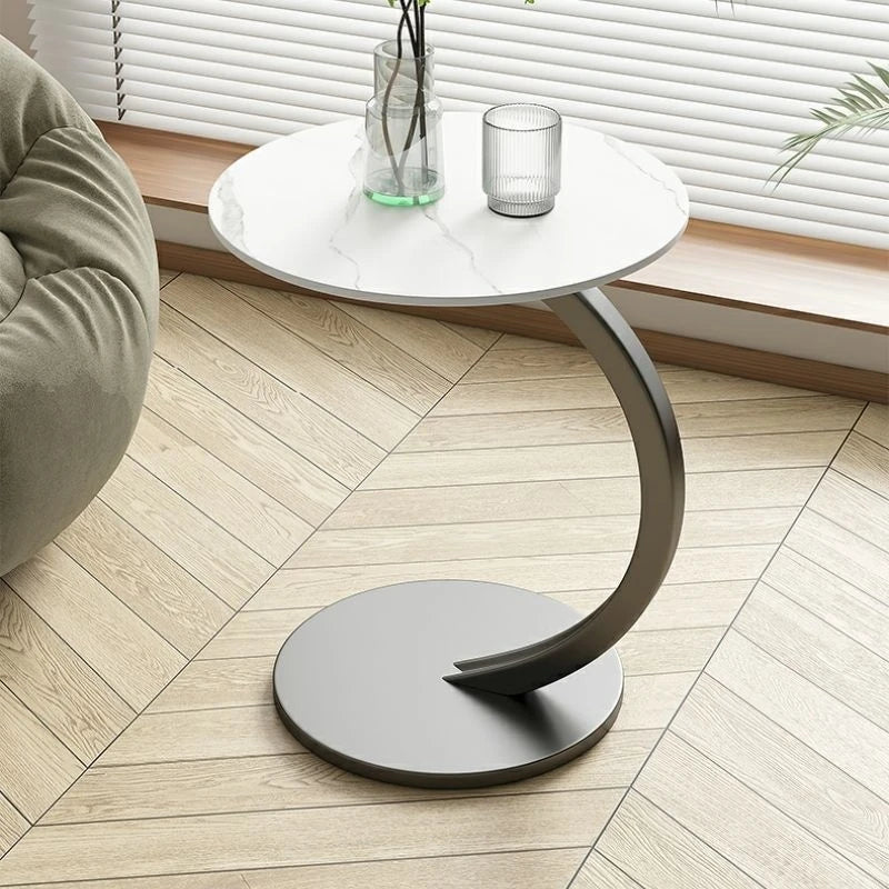 Table à thé ronde 2024 - Petit meuble d'appoint élégant