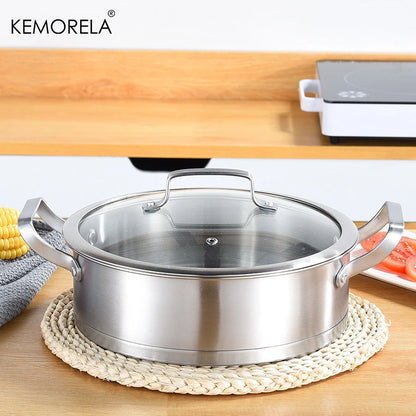 Ensemble de casseroles en acier inoxydable 16/20/24cm - Ustensiles de cuisine