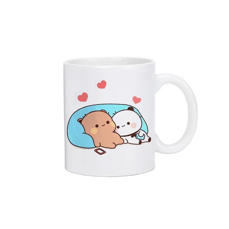 Tasse Moka Panda Bubu Dudu - Cadeau Mignon Couple et Amis