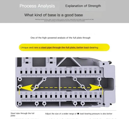 Base réglable multifonction pour lave-linge et réfrigérateur