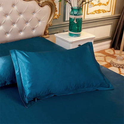 Taie d'oreiller en satin luxueux 48x74 - Confort et élégance