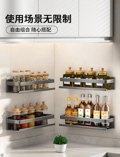 Étagère murale multifonction pour cuisine et salle de bain