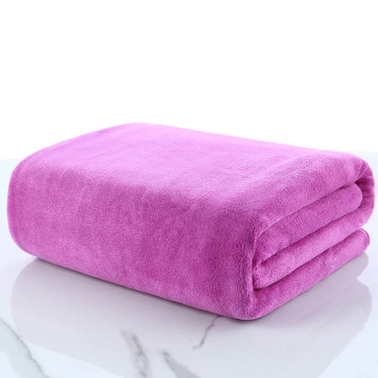 Serviette de bain microfibre douce, absorbante et à séchage rapide