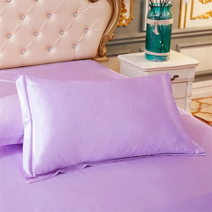 Taie d'oreiller en satin luxueux 48x74 - Confort et élégance