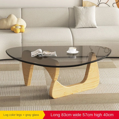 Table Basse Nordique Italienne en Forme de Goutte - Style Minimaliste