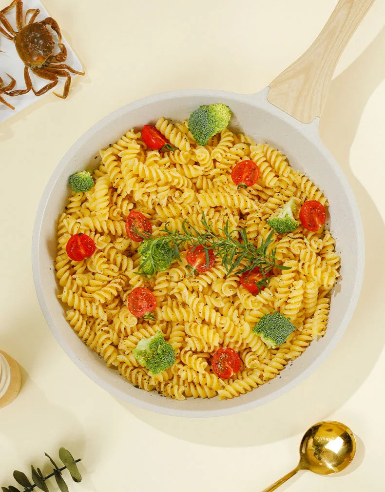 Wok en céramique antiadhésif pour cuisson universelle - Durable et efficace