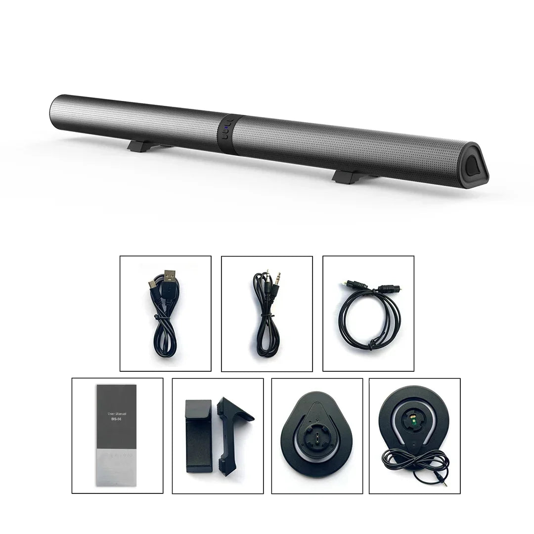 Barre de son 120W Home Cinéma Bluetooth 2 en 1 - Son Détaillé