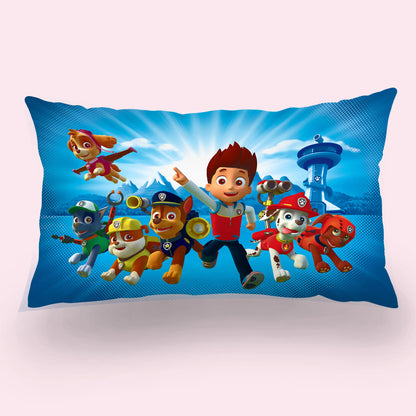 Taie d'oreiller Double Face Hot Dogs P-Paws - Décoration Maison