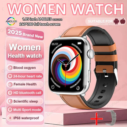 Montre Intelligente Xiaomi Femme - Diagnostic AI, HRV, PPG, IP68