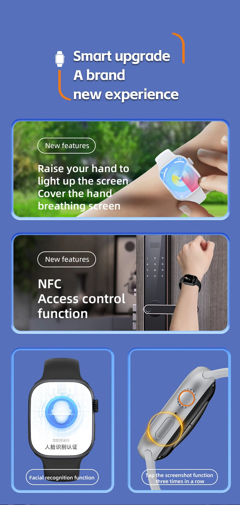 Montre CD99 5G AMOLED 2,29'' - Smartwatch avec caméra rotative