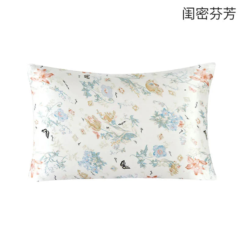 Taie d'oreiller en mûrier naturel, douce et rafraîchissante 100%