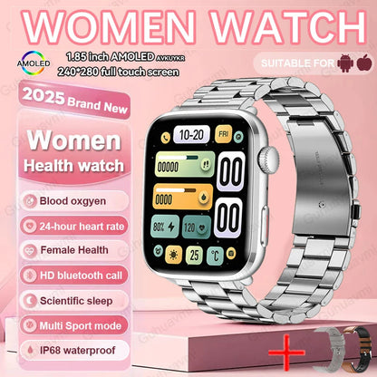 Montre Intelligente Xiaomi Femme - Diagnostic AI, HRV, PPG, IP68
