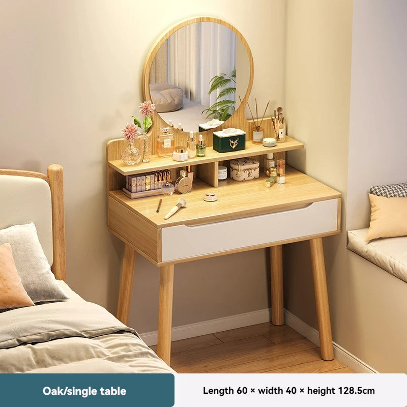 Coiffeuse de luxe légère style chinois - Bureau maquillage compact