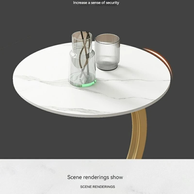 Table à thé ronde 2024 - Petit meuble d'appoint élégant