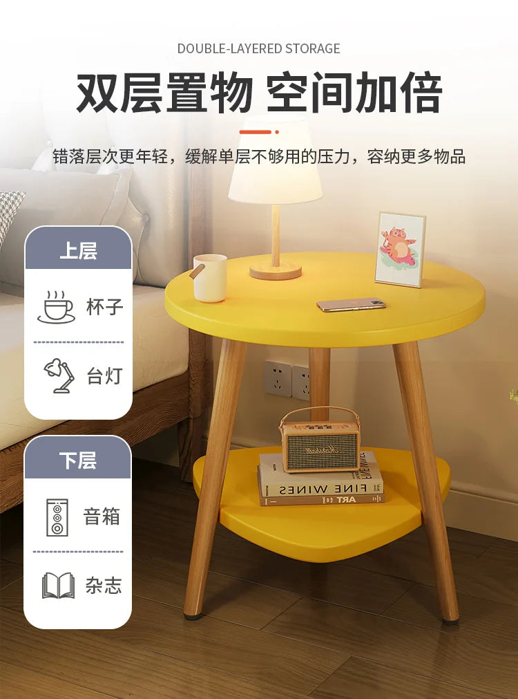 Table de chevet moderne en bois - Luxueuse et pratique