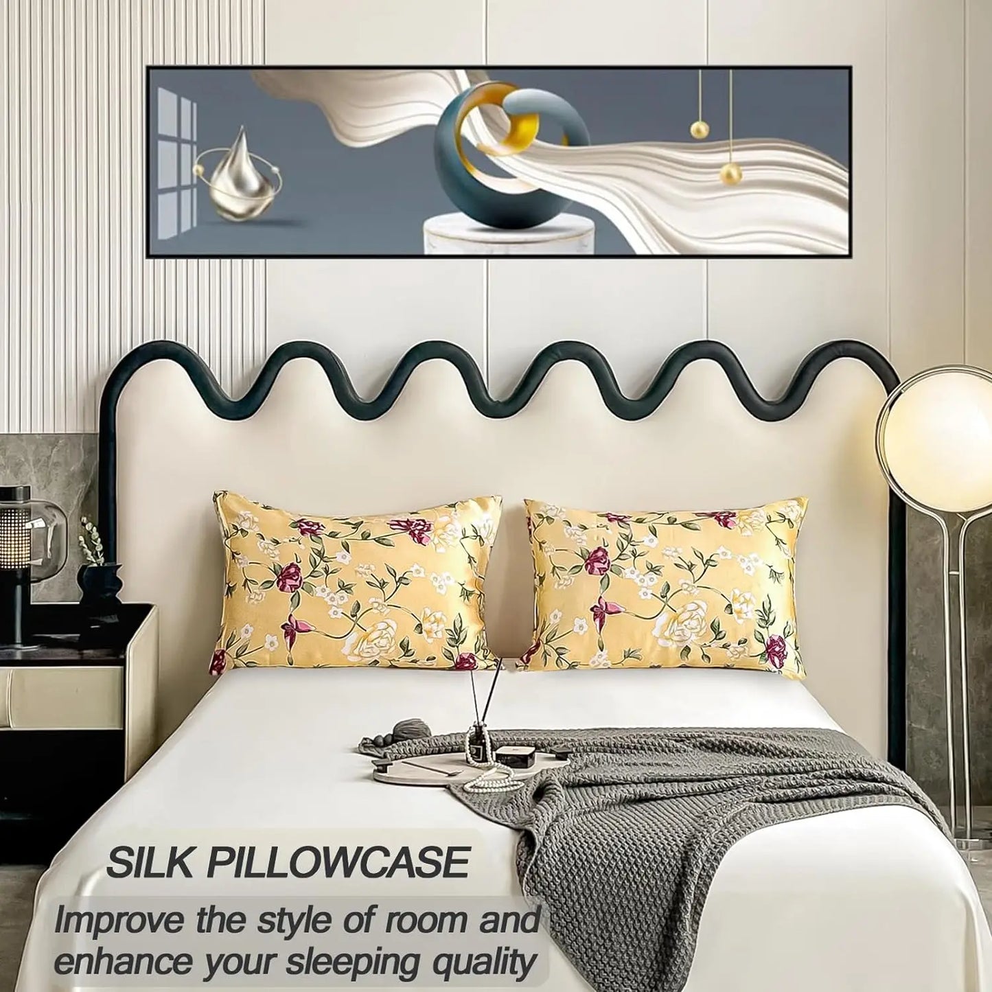 Taie d'oreiller en mûrier naturel, douce et rafraîchissante 100%