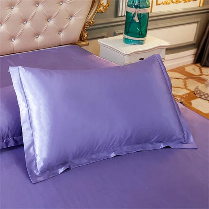 Taie d'oreiller en satin luxueux 48x74 - Confort et élégance