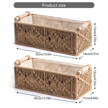 Panier de rangement en corde coton élégant et multifonctionnel