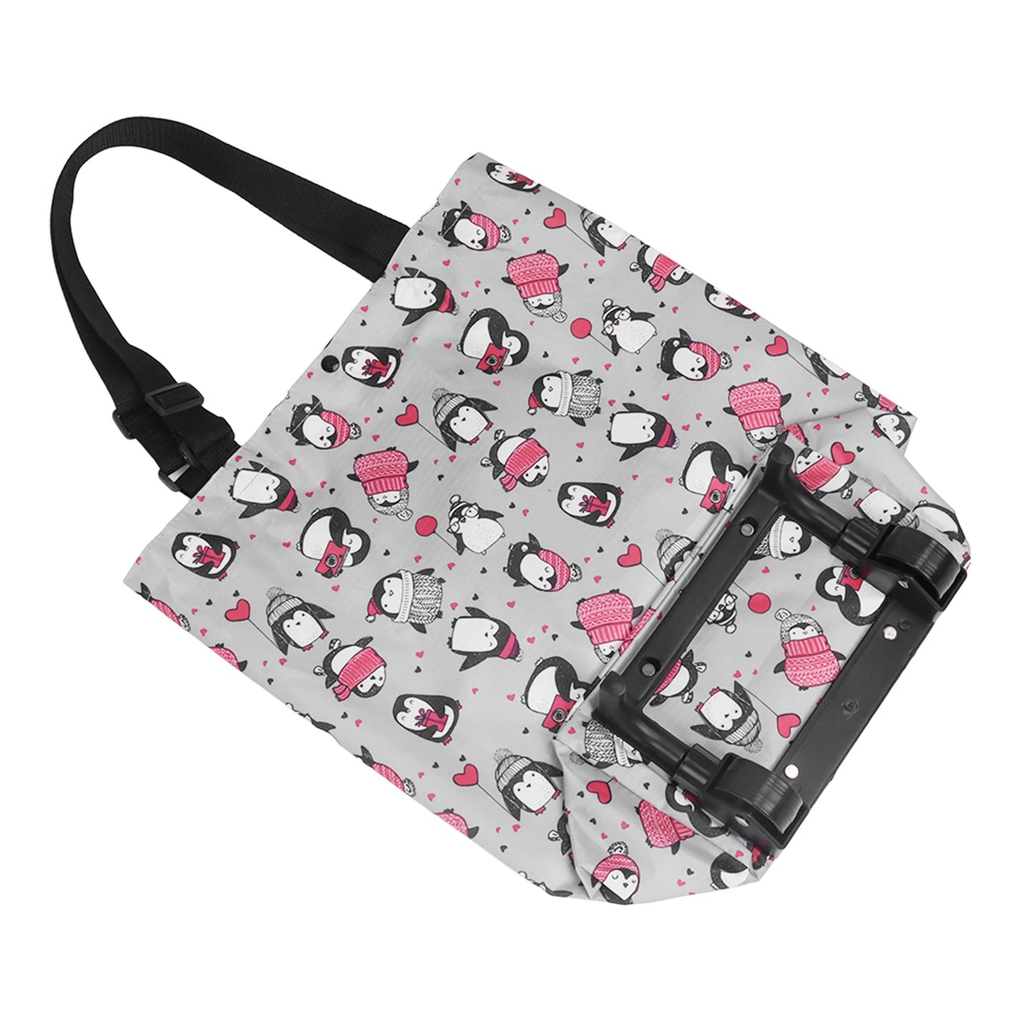 Chariot de Shopping Pliable avec Roulettes pour Homme - Pratique et Fonctionnel