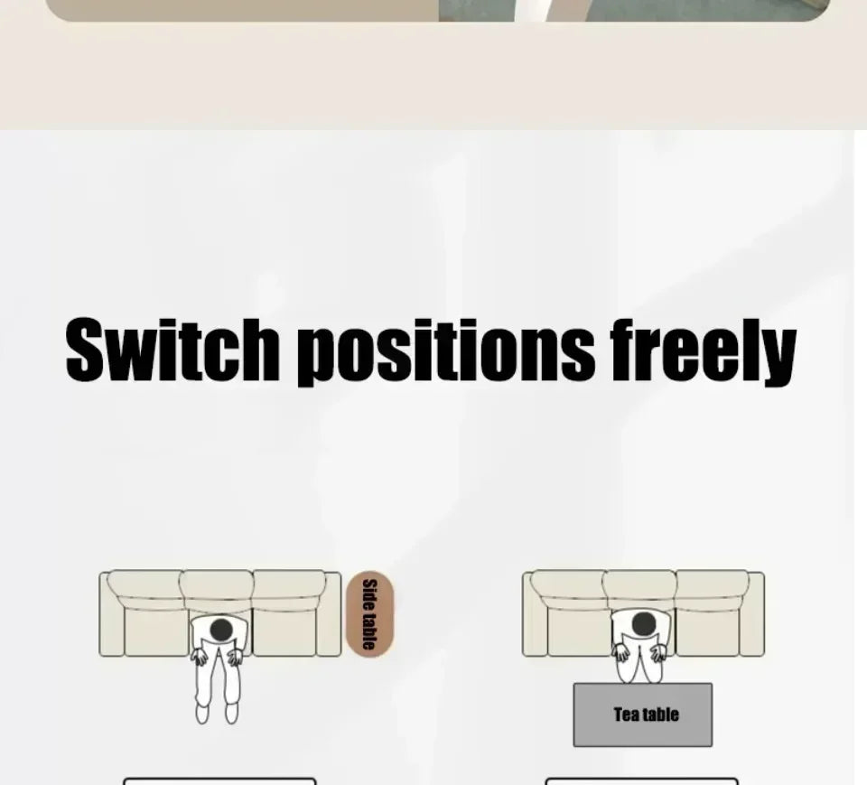 Table d'appoint C moderne - Table basse compacte et élégante