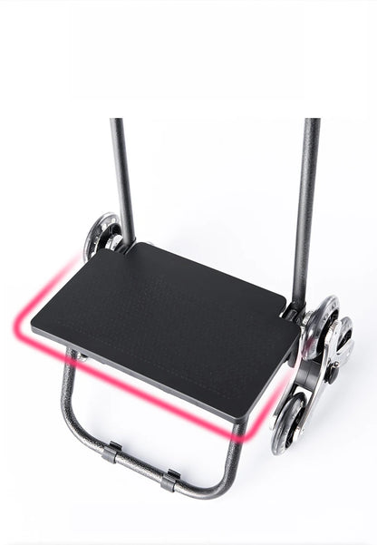 Chariot d'épicerie léger et pliable pour escalier - Idéal voyage