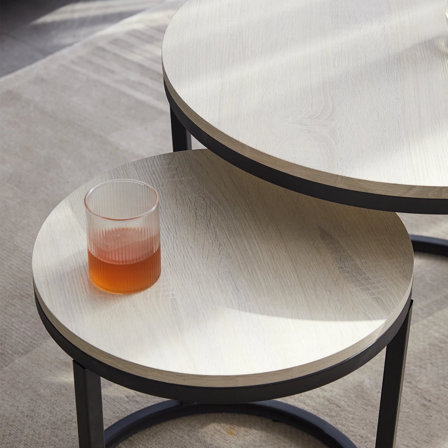 Table basse nordique 2 en 1 EGOONM - Design moderne et minimaliste