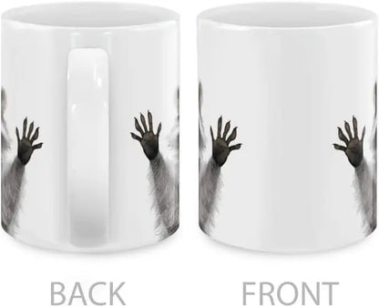 Tasse à café raton laveur - Idée cadeau Noël & hiver