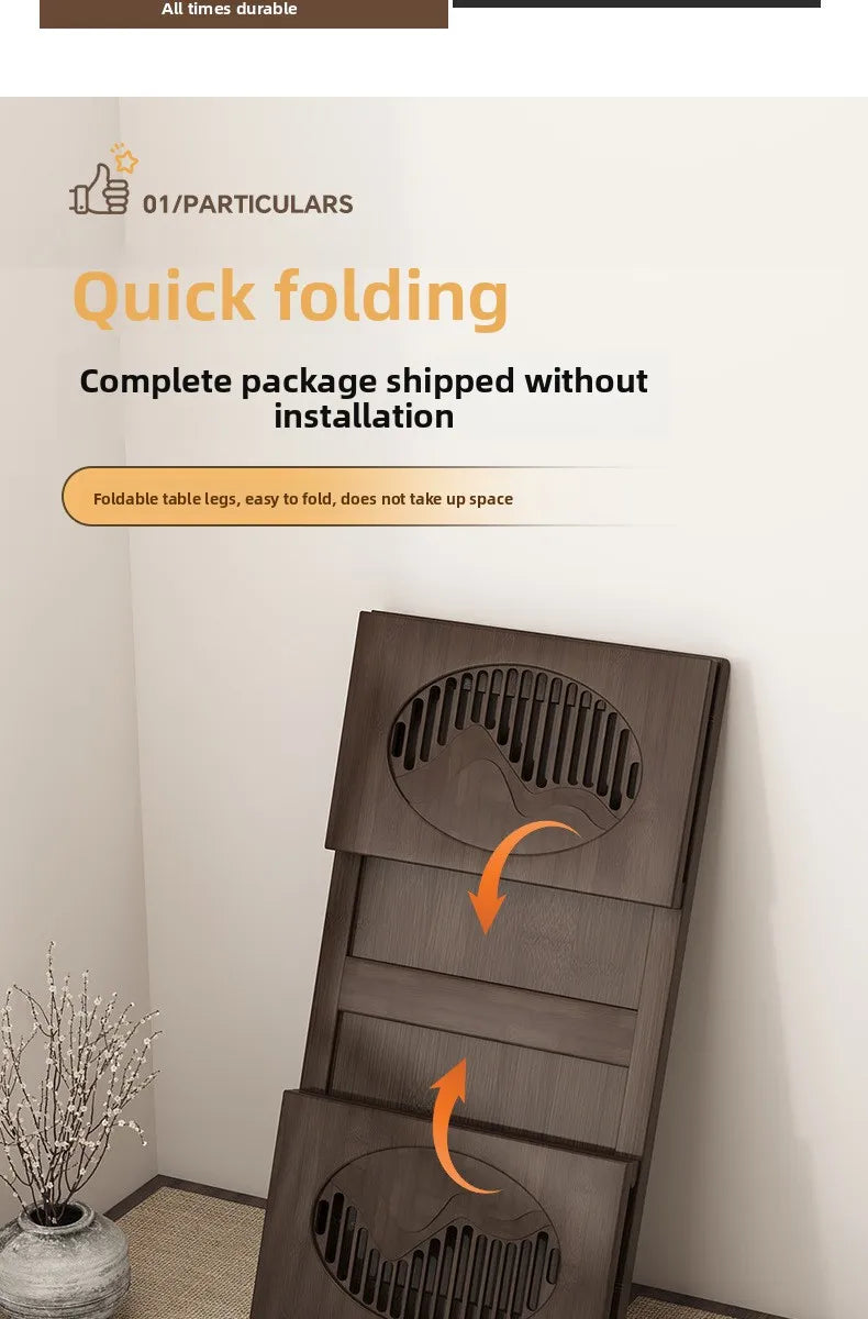 Table basse pliable pour balcon - Petite table à thé pratique