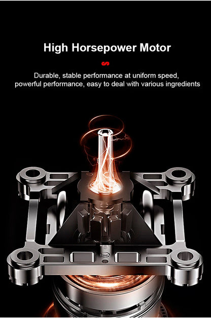 Mélangeur commercial 2000W sans BPA - Robot culinaire puissant