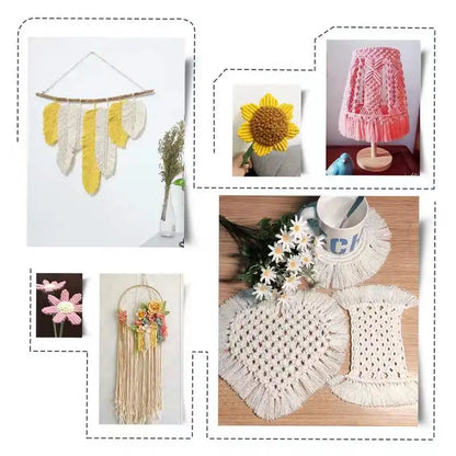 Corde en coton naturel 4mm pour macramé - 10m de créativité DIY