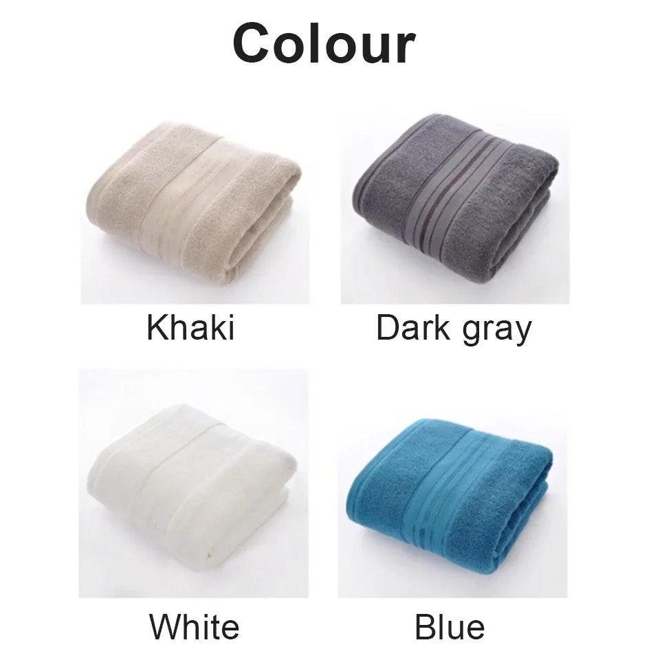 Serviette visage en coton absorbante - Douce et épaisse pour salle de bain