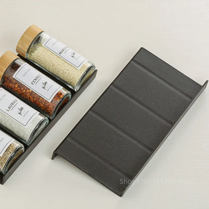 Organisateur de Tiroir à Épices 4 Niveaux - Support Réglable Pratique