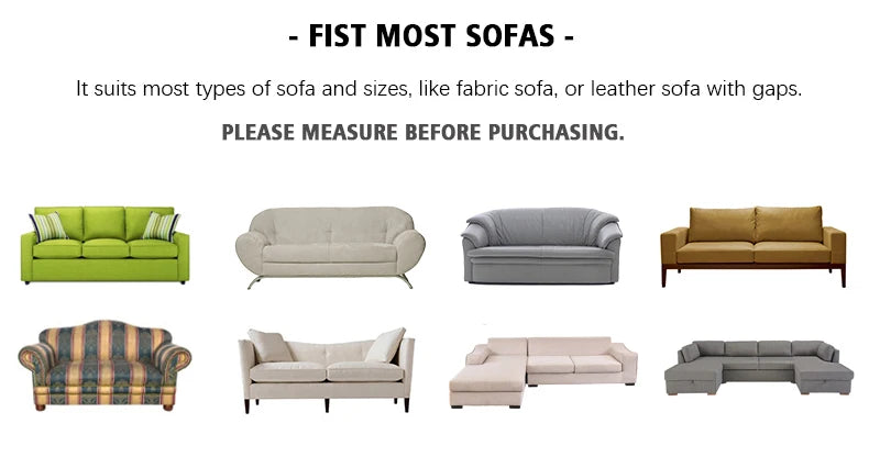 Housse de canapé en velours élastique pour salon - 1 à 4 places