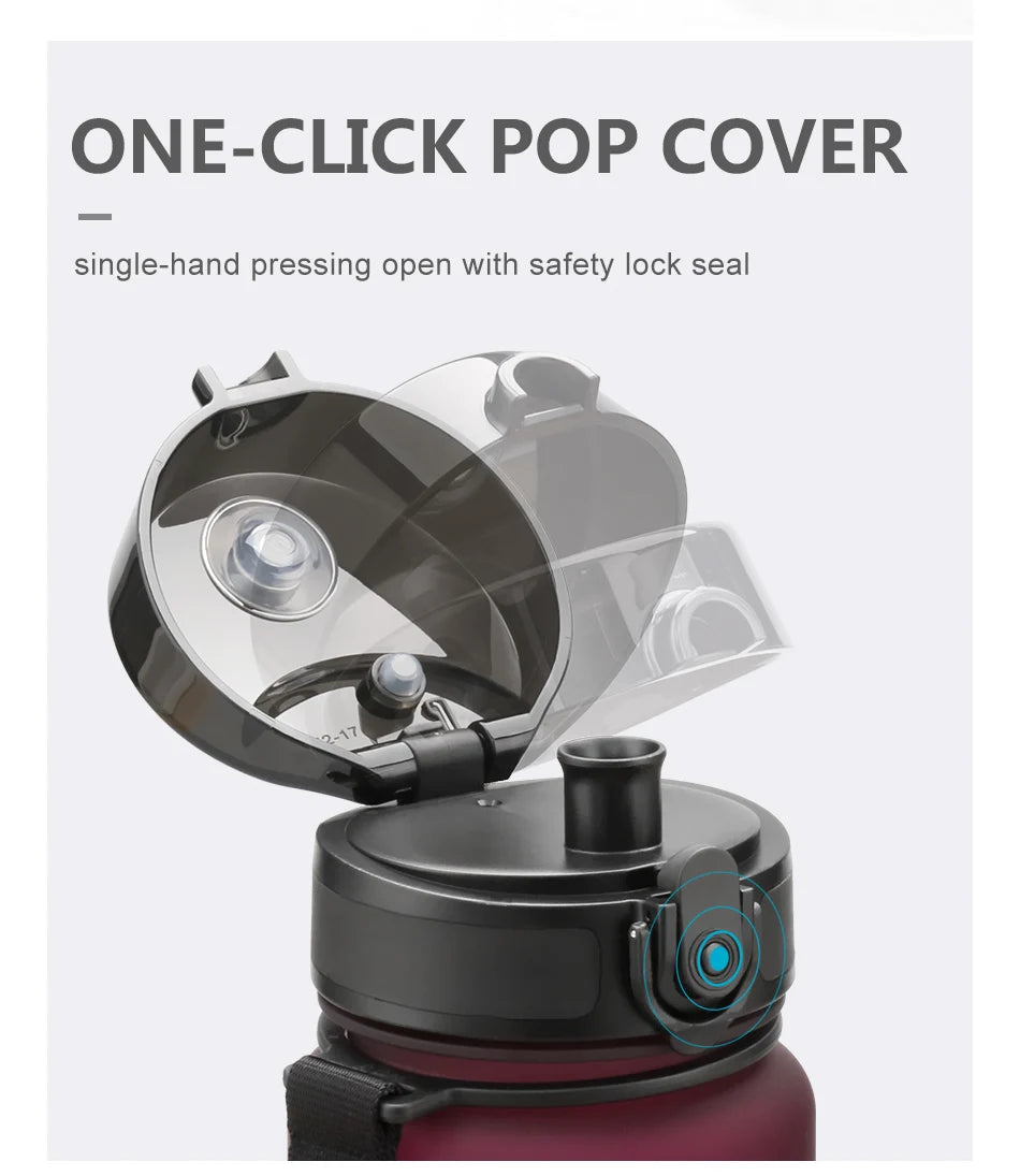 Gourde Sport Tritan Sans BPA - Bouteille d'Eau Portable 350/500ml