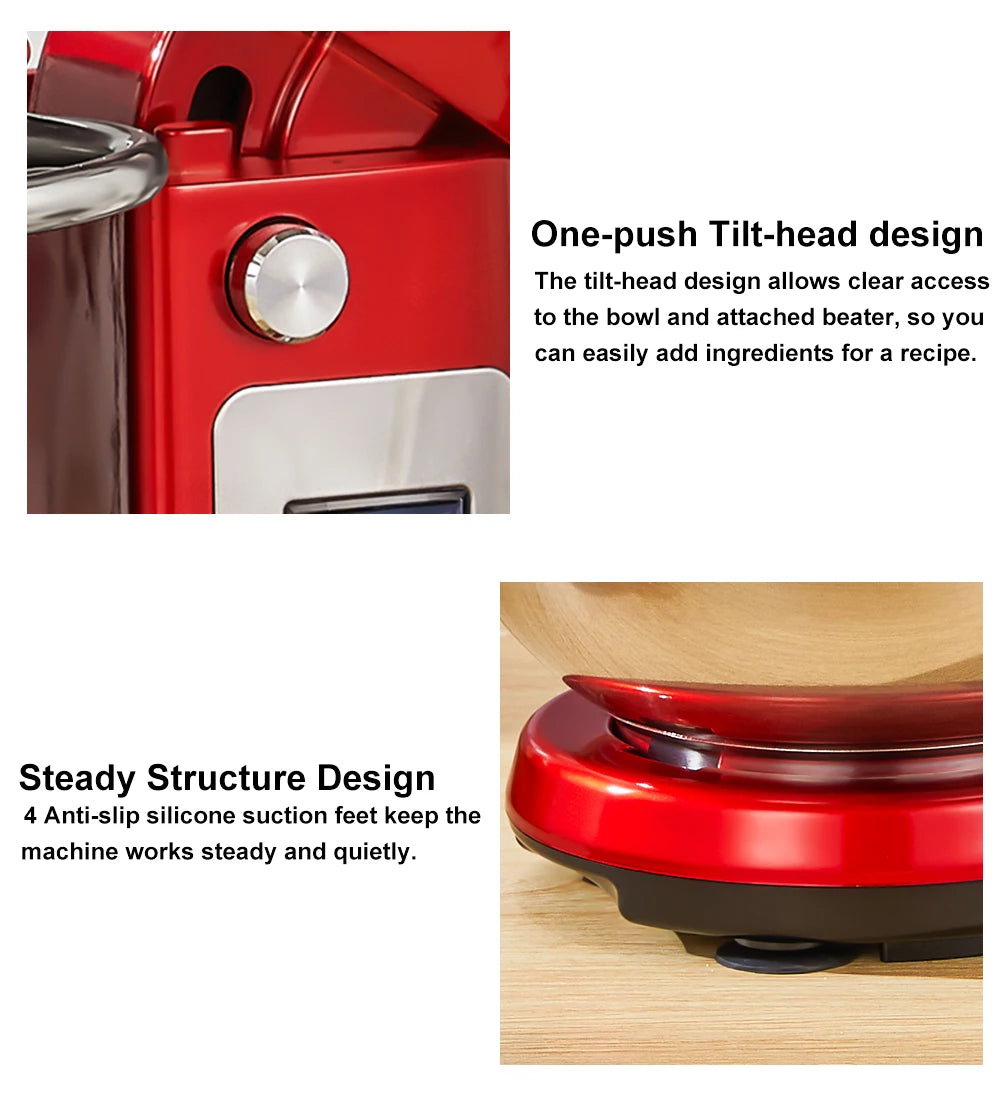 Mélangeur BioloMix 1200W 6L - Moteur Silencieux, 6 Vitesses