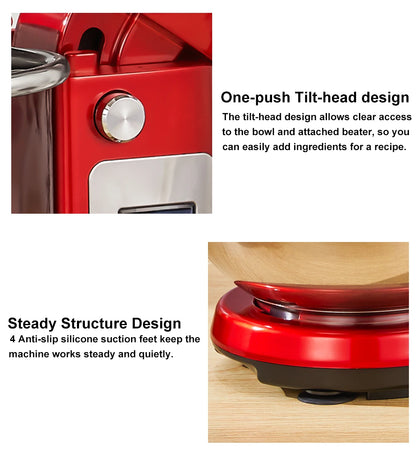 Mélangeur BioloMix 1200W 6L - Moteur Silencieux, 6 Vitesses