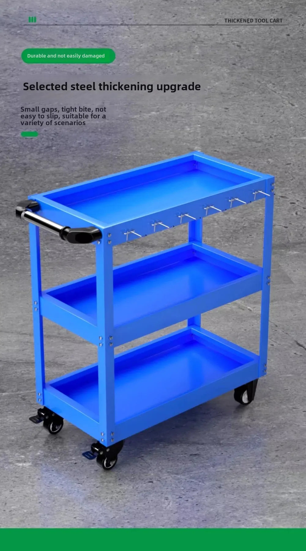 Chariot à Outils BaoLian avec Roues - Organisateur Atelier Garage