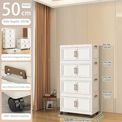 Armoire de rangement pliable pour vêtements de bébé et enfants