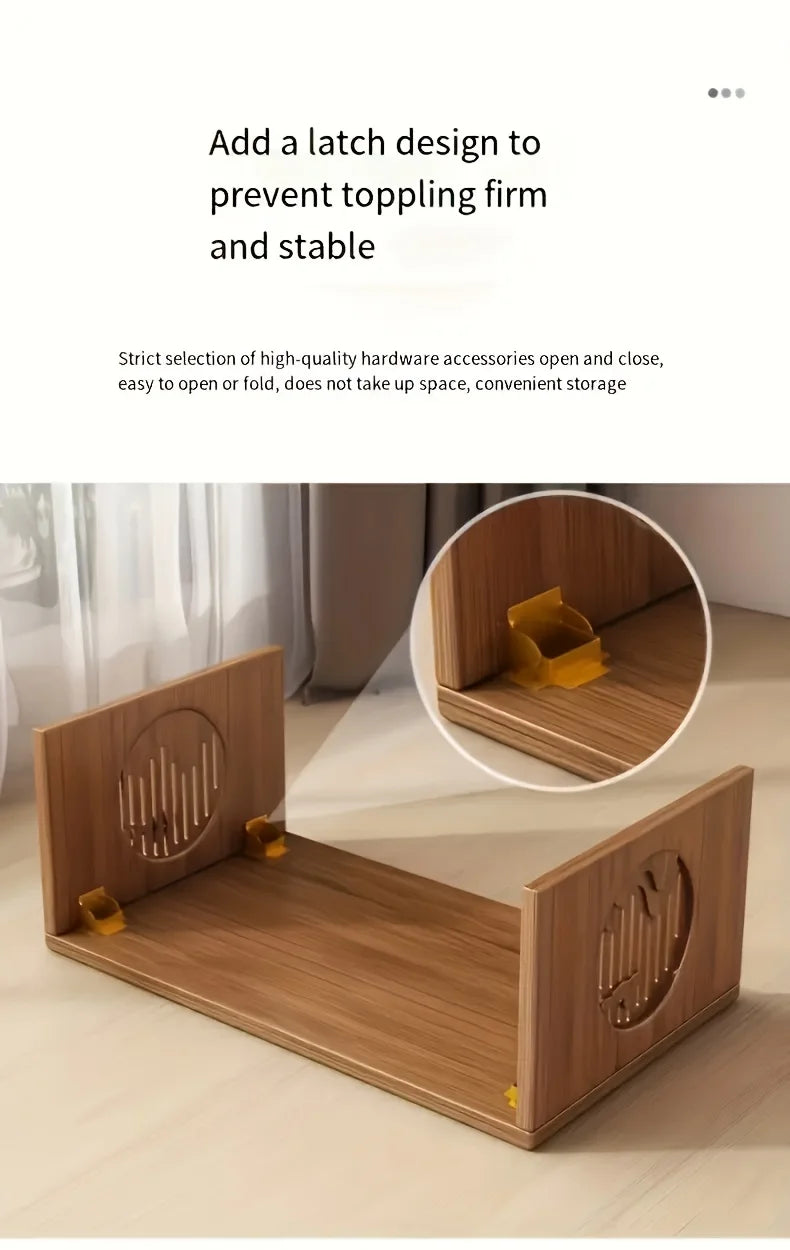 Table pliante en bambou – Style japonais, idéale pour chambre et bureau